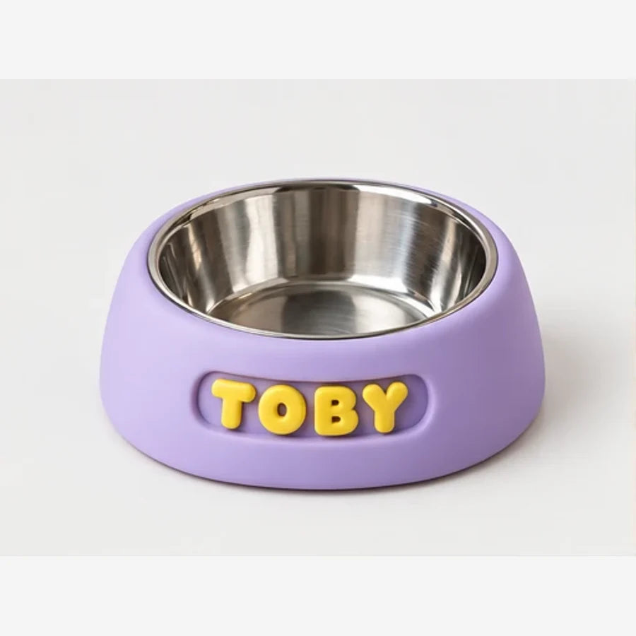 Gamelle pour chien personnalisable Miam — vue du produit, visuel illustratif