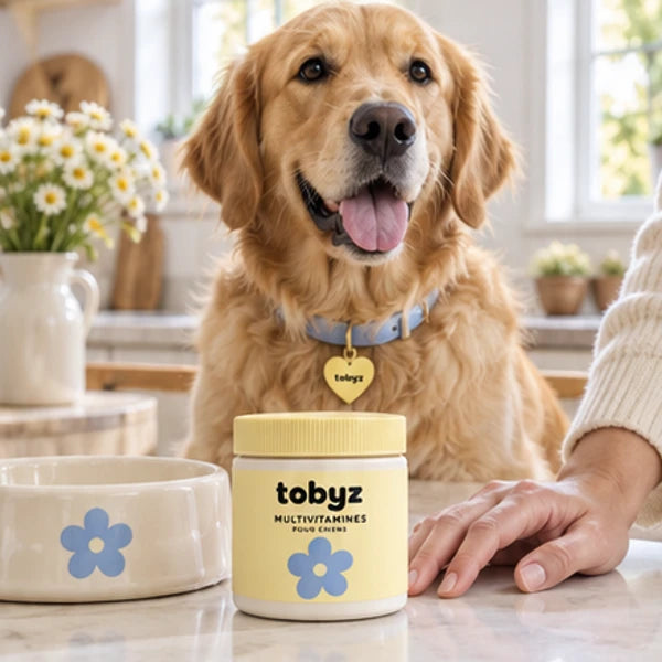 Multivitamines pour chien — en situation, visuel illustratif